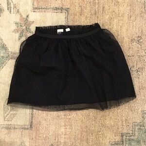 Gap Kids Black Tulle Skirt